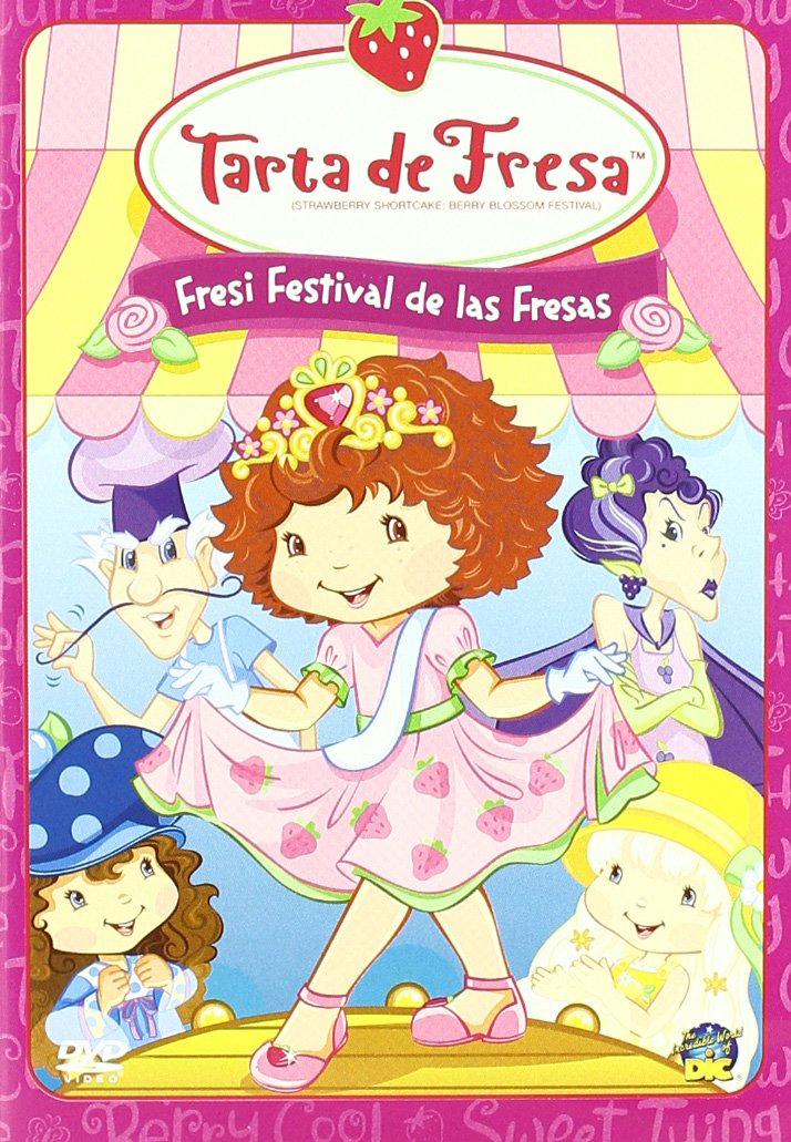 Tarta de Fresa DVD Fresi Festival serie infantil de animación en disco original para niños