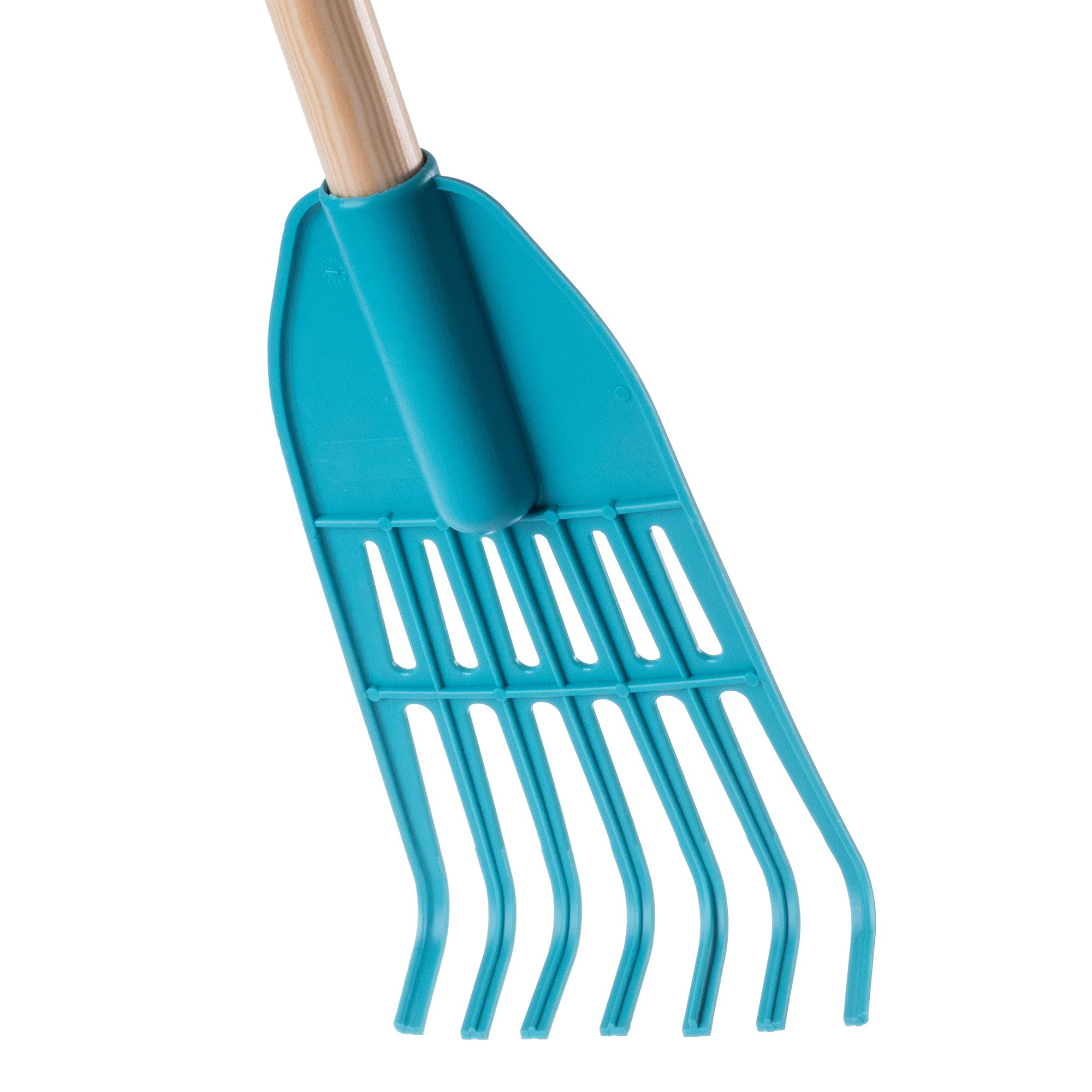 Rastrello Kadax Per Donne – Ventilatore In Plastica Con Manico In Legno, Larghezza 45 Cm, Lunghezza Totale 151 Cm, Leggero E Comodo - 6
