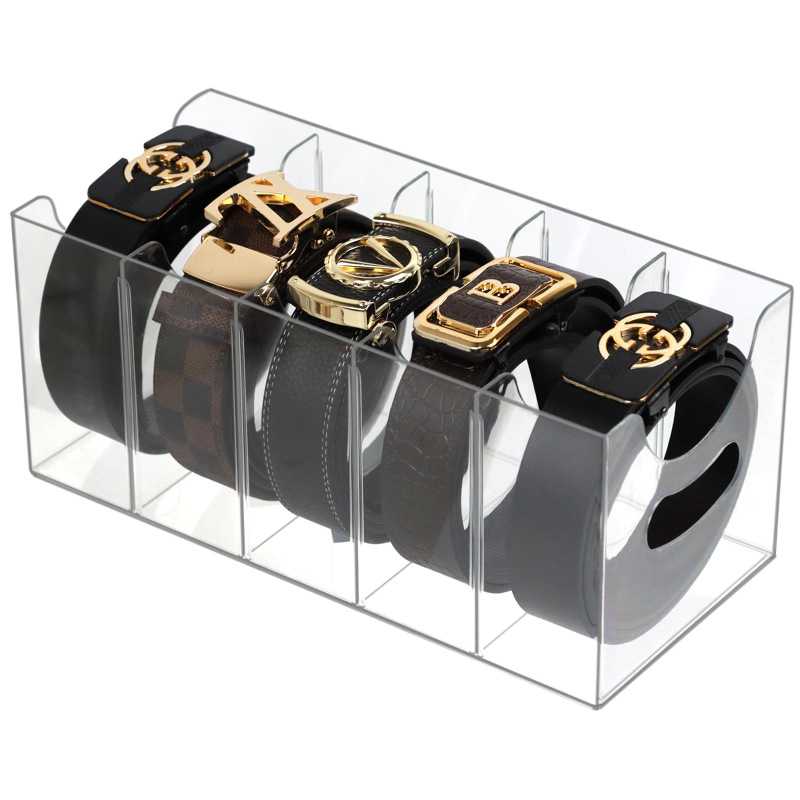 ZEXALOR Acrylic 5-Compartment Organizer