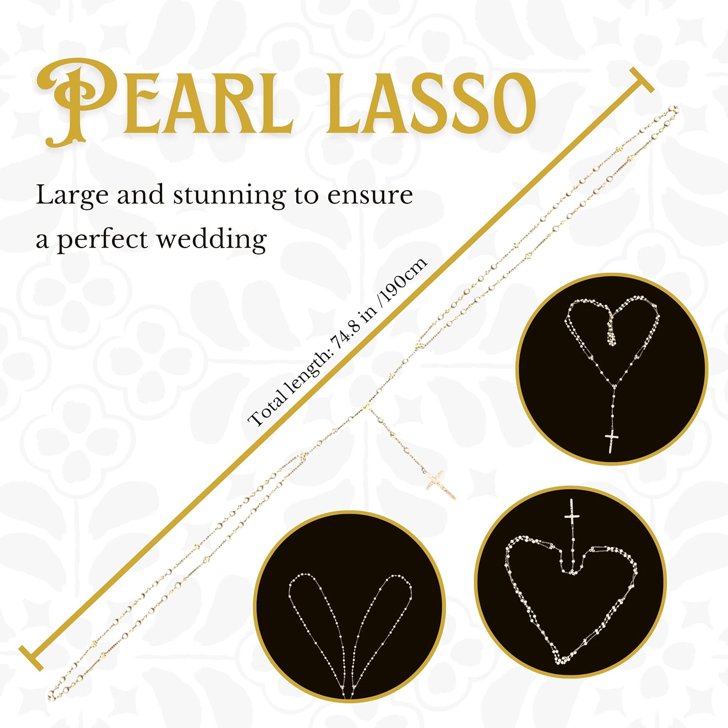 Deluxe Lazo para boda catolica made in La Villa Mexico City in a wooden Premium case - Wedding lasso for ceremony catholic - Lazo de bodas para los novios - Lasso for wedding ceremony wedding lazo