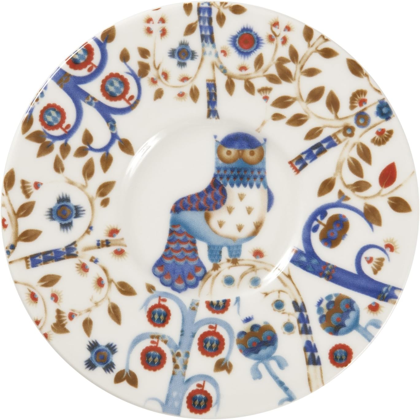Taika Espresso Saucer, White, 4-1/2-Inch