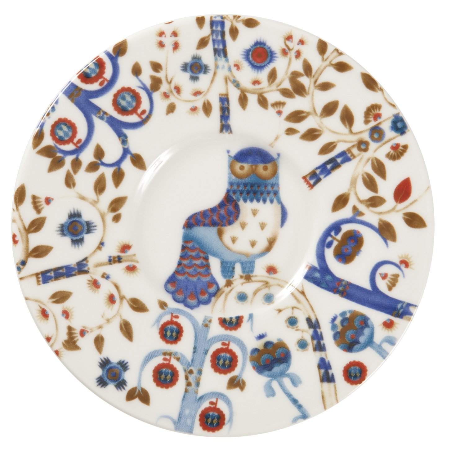 Taika Espresso Saucer, White, 4-1/2-Inch