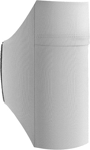 1 cartera para teléfono celular, con correas para las piernas, para el muslo, soporte para teléfono para correr, cinturón gris, cartera con funda