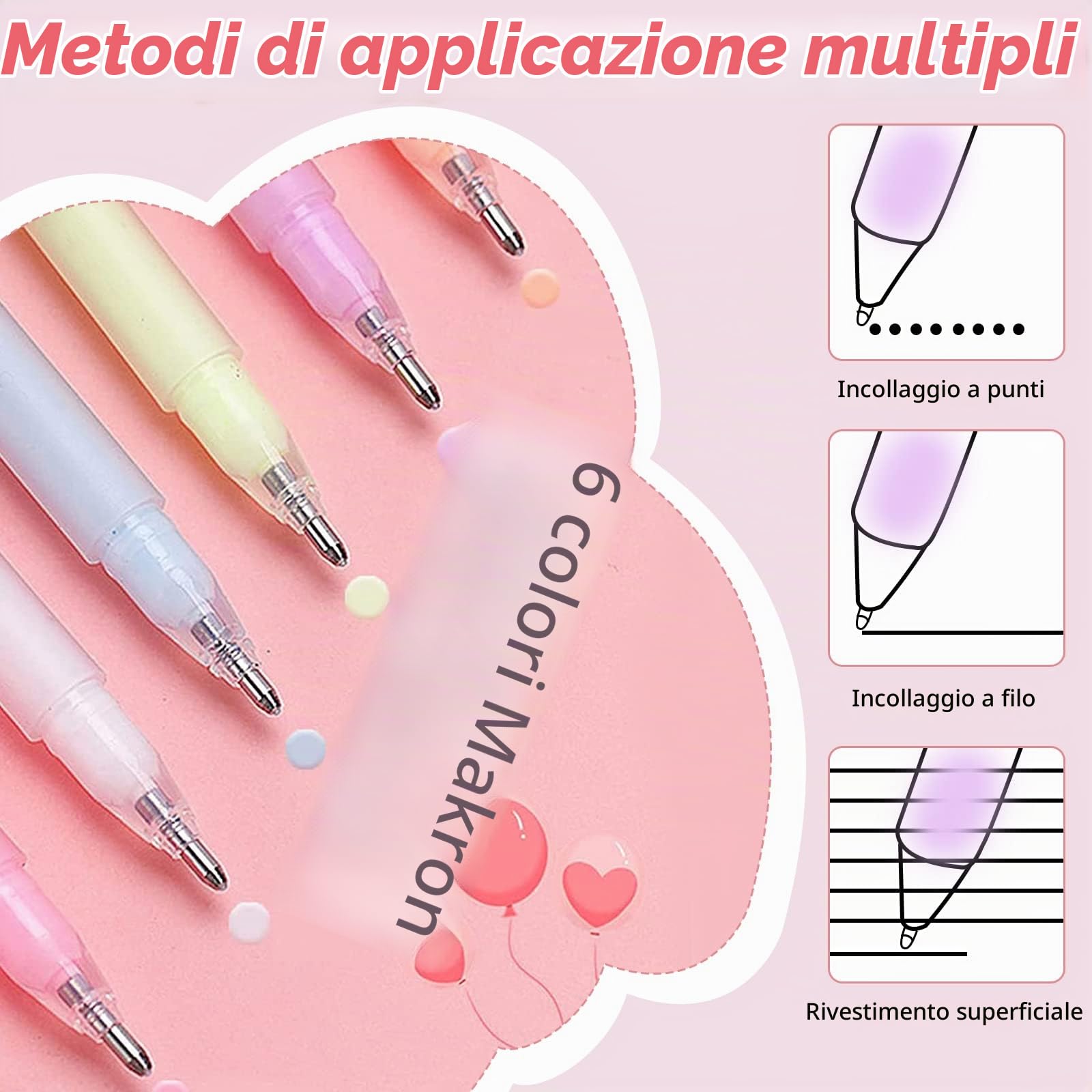 25 Pcs Penna Colla Adesiva Scrapbook Quick Dry Istantanea Sottile Colorata Per Progetti Artistici Scrapbooking Manuale Fai Da Te Card Making
