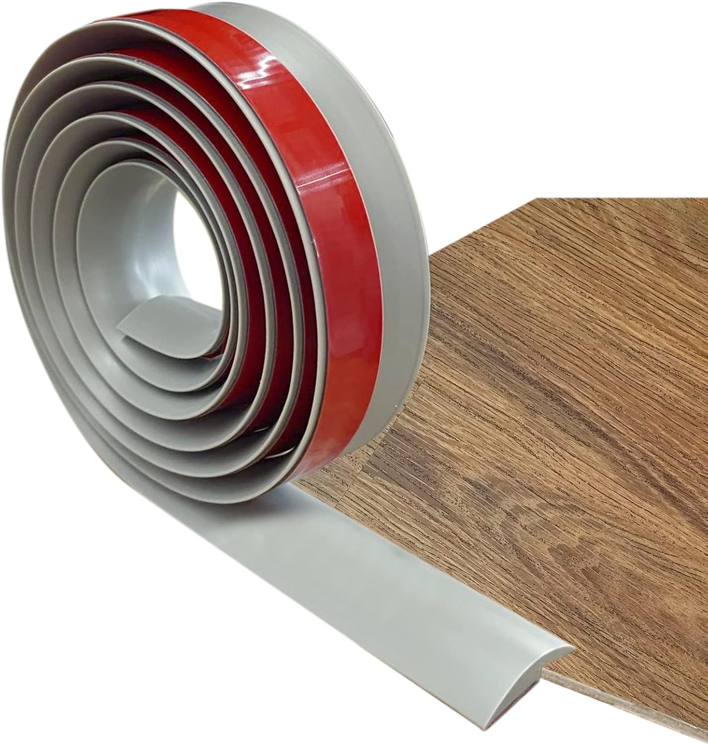 Buy 6.56FT Floor Transition Strip, Self Adhesive Rubber Transition