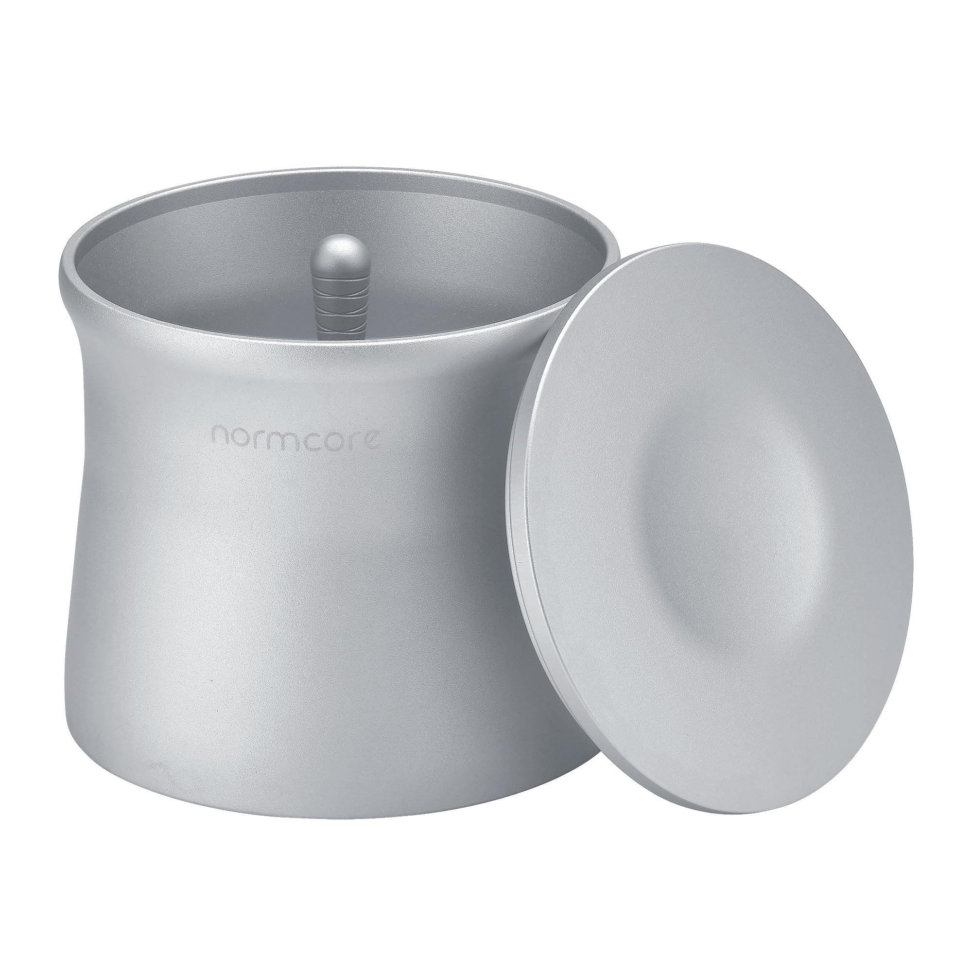 Normcore 58mm Magnetic Dosing Cup, Espresso Portafilter Dosing Cup, Barista Coffee Grinder Dosing Tools Fit 58mm Portafilter Basket, Anodized Aluminum, Silver