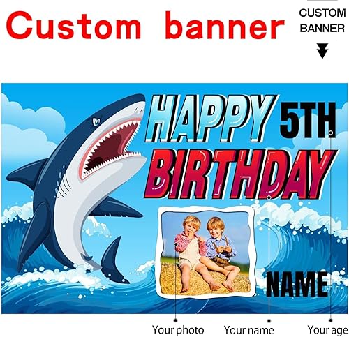 Miniatura 9 de Custom Decoraciones De Cumpleaños De Gato,Personalización Gato Temático Fiesta De Cumpleaños Suministros,Fondo De Bandera De Feliz Cumpleaños Tema