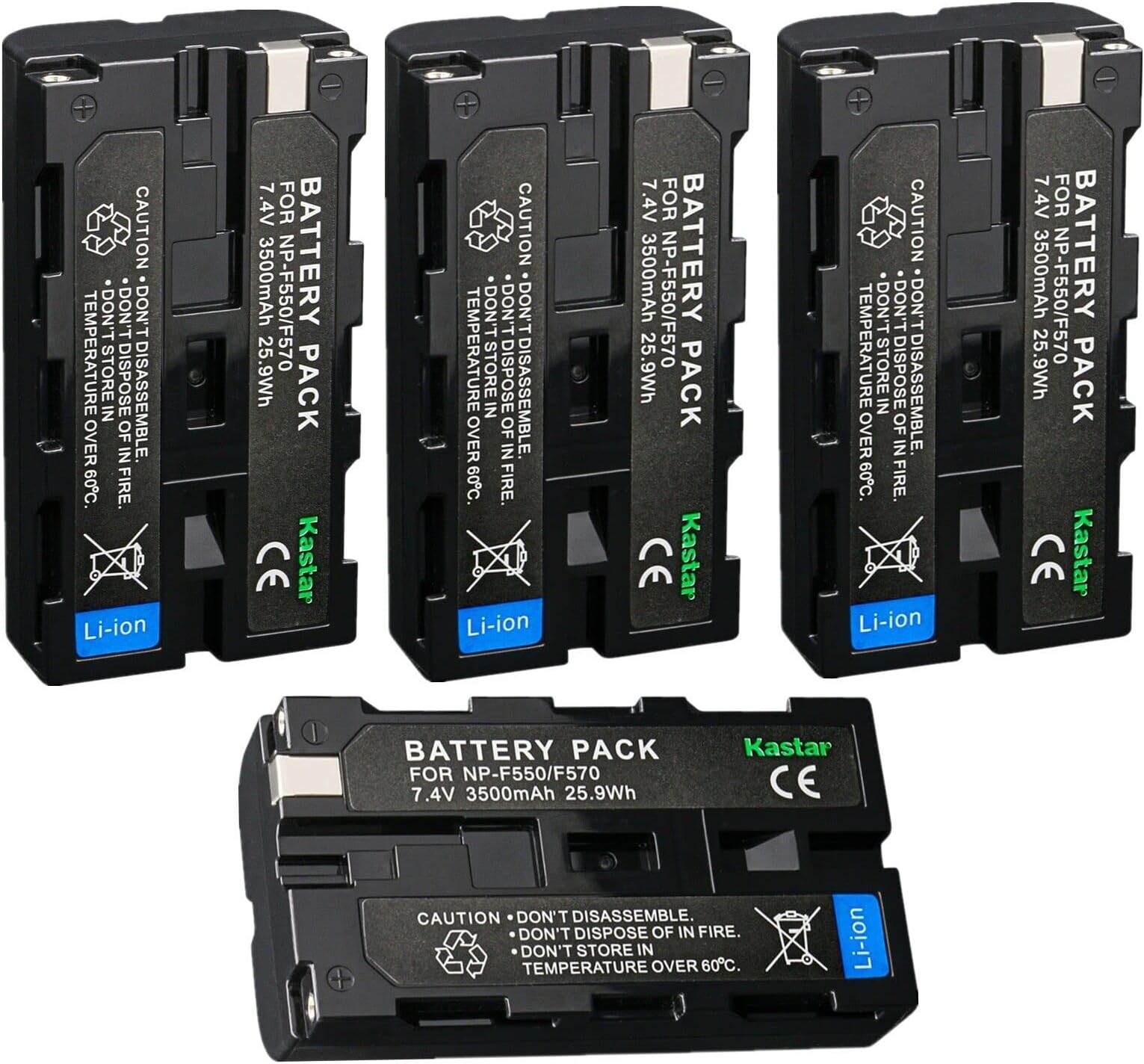 - Kastar NP-F580 Battery 7.4V 3500mAh Replacement for Blackmagic Design NP-F570 Battery, Blackmagic Design Pocket Cinema Camera 6K Pro, Blackmagic Design Pocket Cinema Camera 6K G2 (4-Pack)