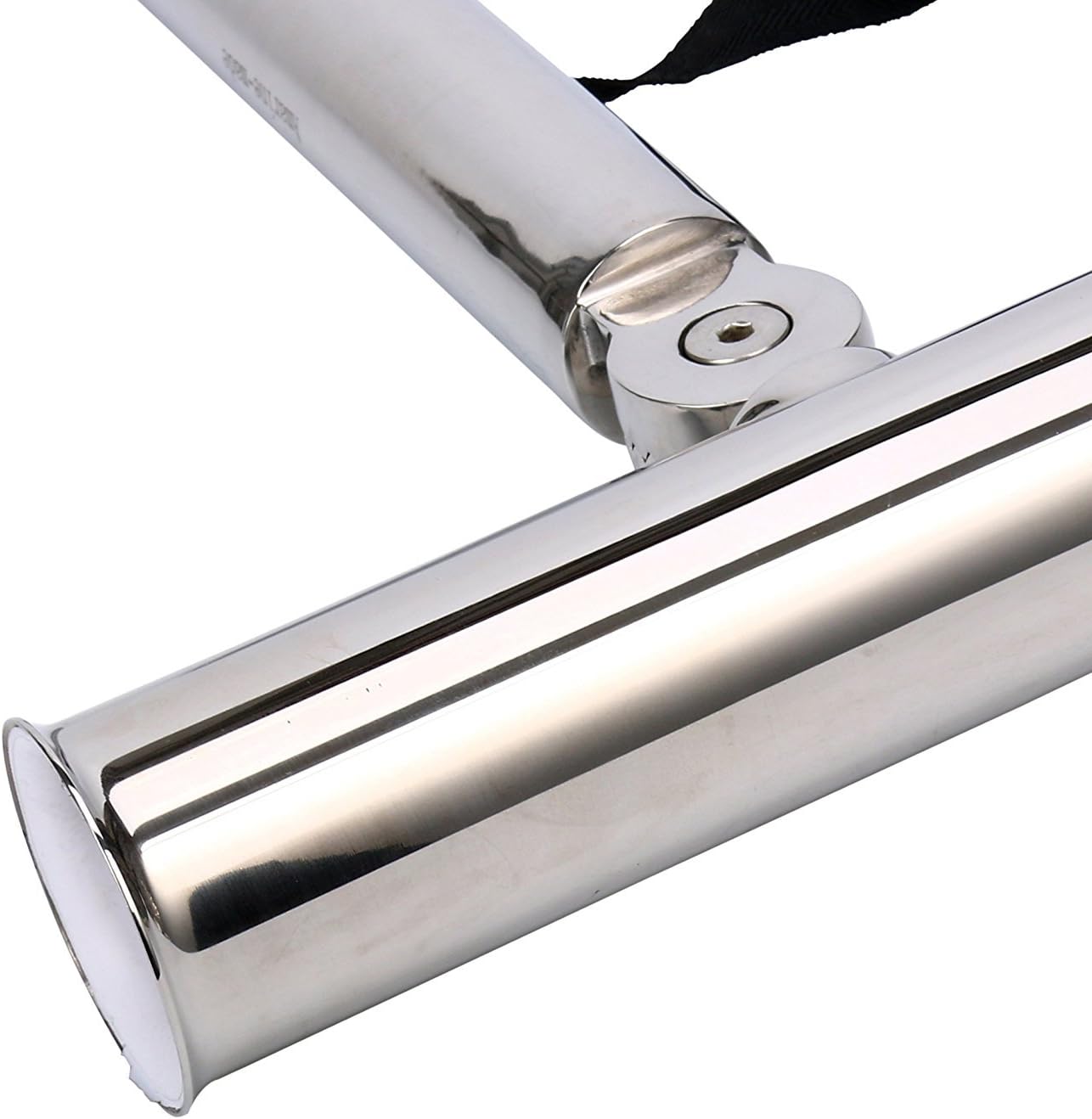 Amarine-made Set of 2 Adjustable Silver Highly Polished Stainless Steel Adjustable Outrigger Stylish Rod Holder - 9983s