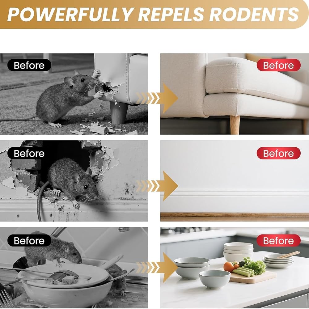 Rodent Repellent 36 Balls, Mouse Repellent for Indoor & Outdoor Use — view 3