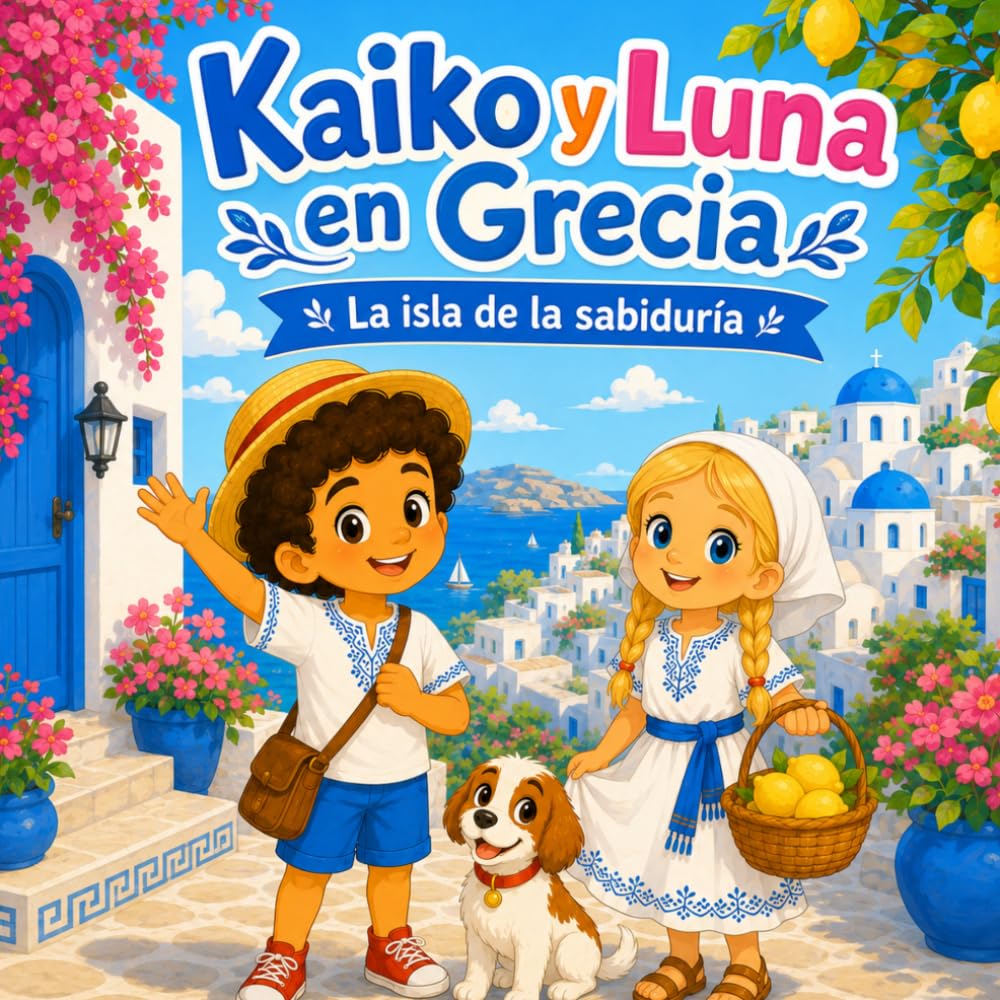 Kaiko y Luna en Grecia: La isla de la sabiduria (Kaiko y Luna por Europa)