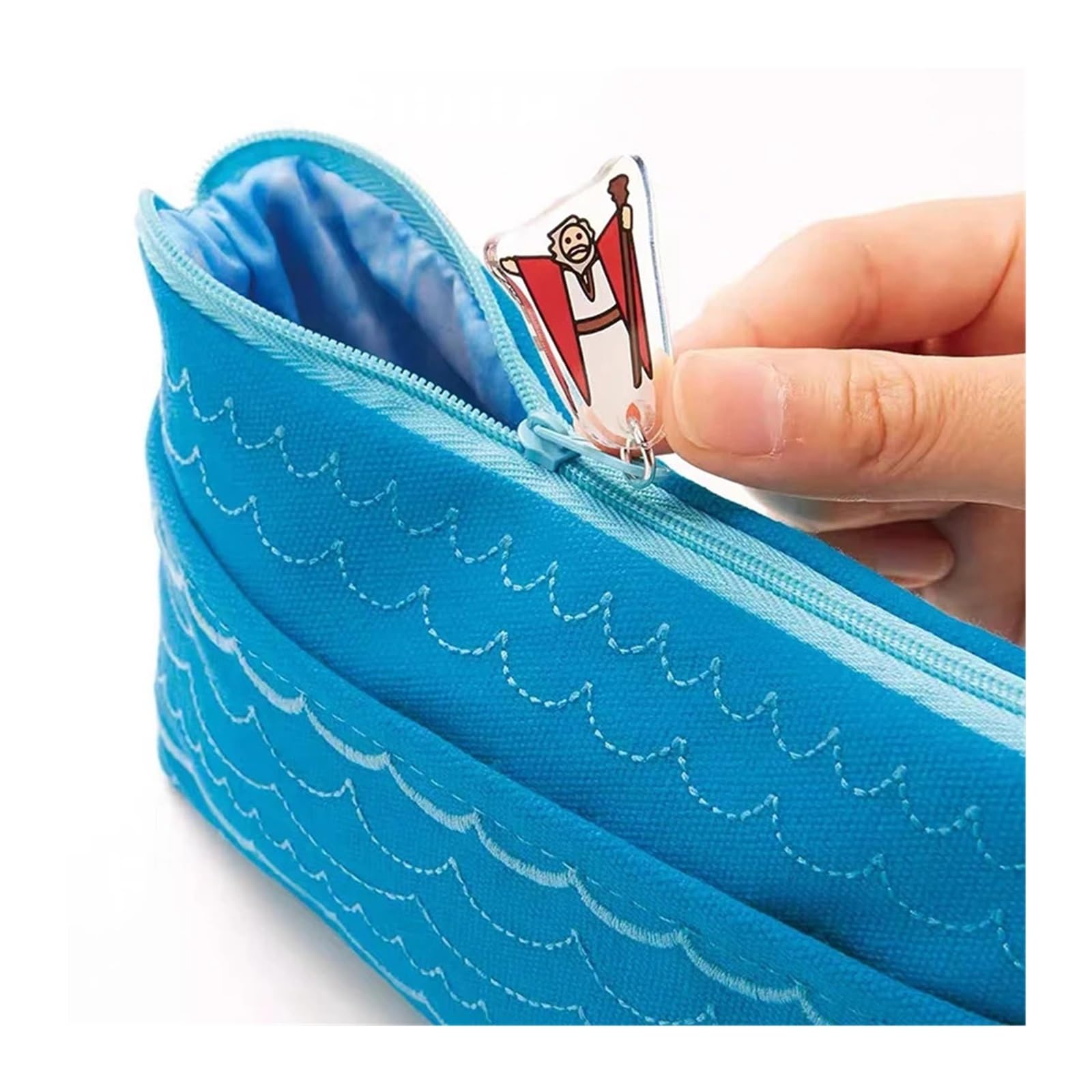 Astuccio Ocean for l'ufficio scolastico | Borsa for cartoni animati, grande capacità, portatile, multiuso, for cosmetici/cancelleria(Khaki)