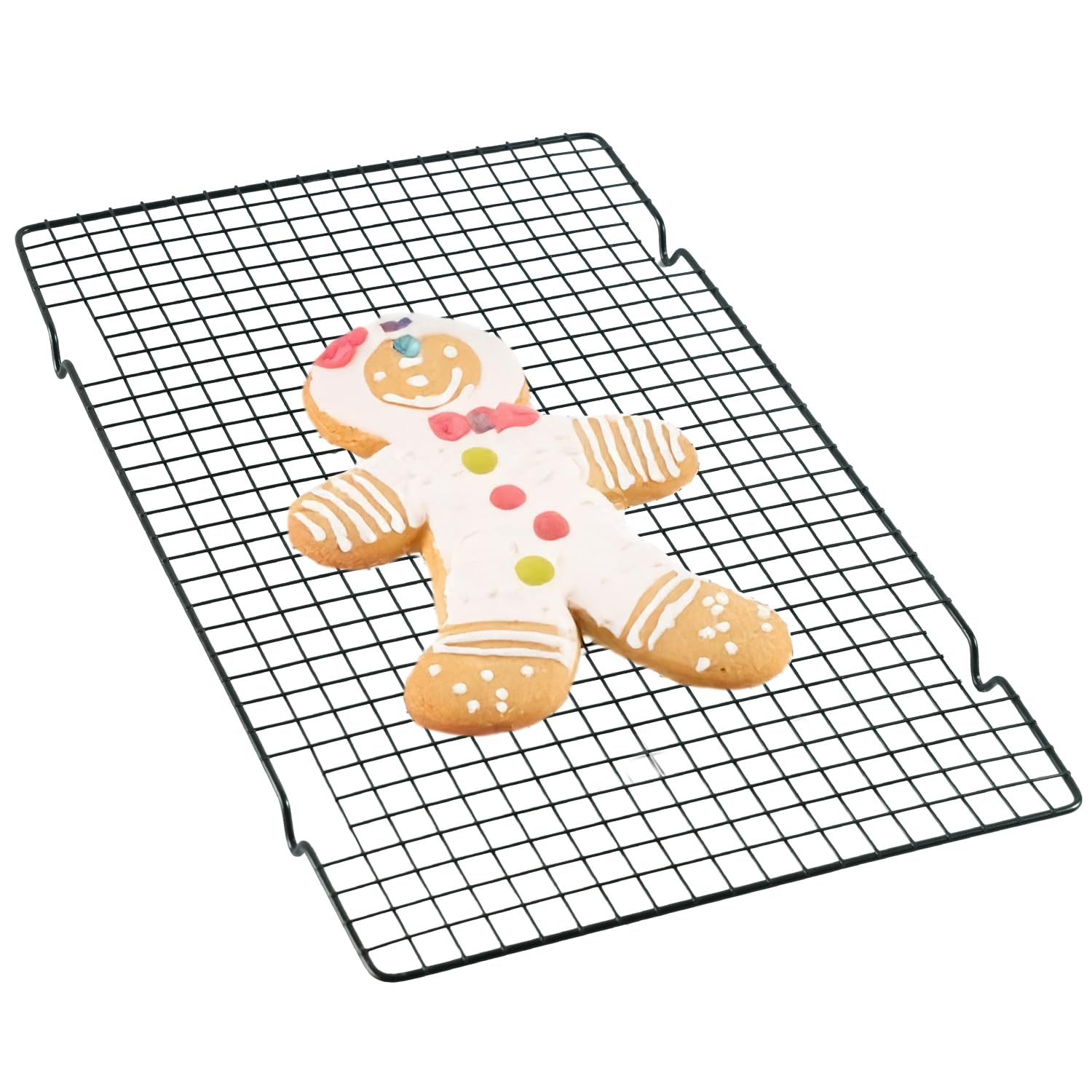 Besto 25cm x 35cm Wire Cooling Rack for Baking | Non-Stick & Dishwasher Safe Cooling Rack Tray for Cakes, Cookies, Muffins, Biscuits & More | Oven Safe & Allows Steam to Evaporate