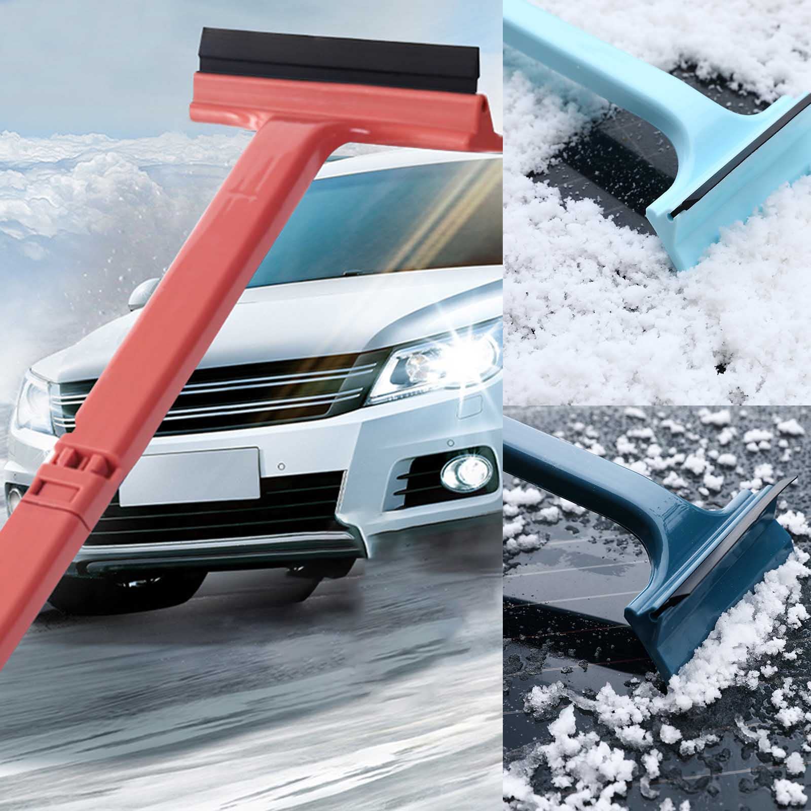 Car Windshield Window Ice Scraper Handheld Tool Stretchable Snow Ice Shovel Ice Breaker Scraper