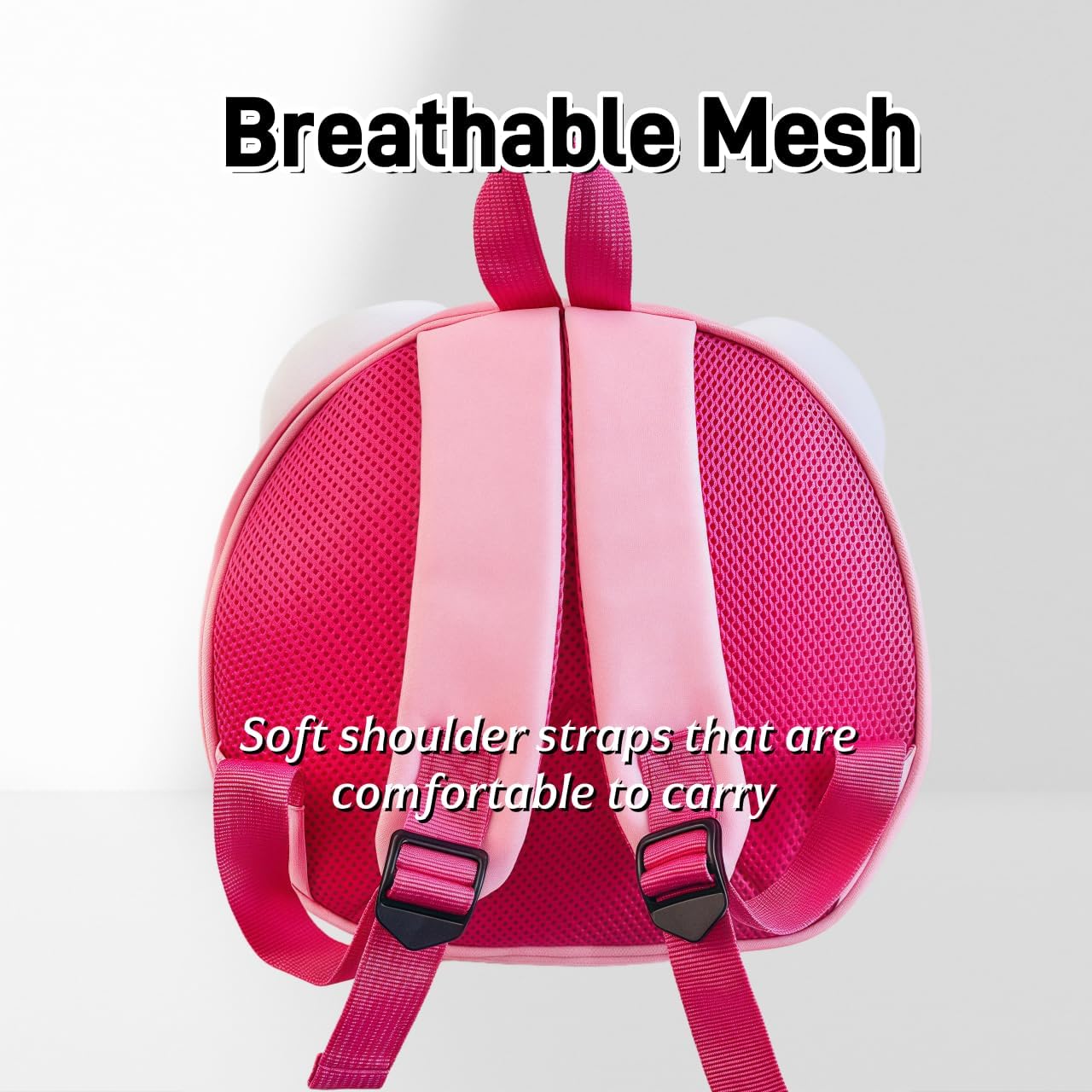 Cute Kids Backpack for Kindergarten Preschool Toddler Kawaii Bag for Girls and Boys 3-6 Cartoon Children Birthday Gifts (Pink) - Image 5