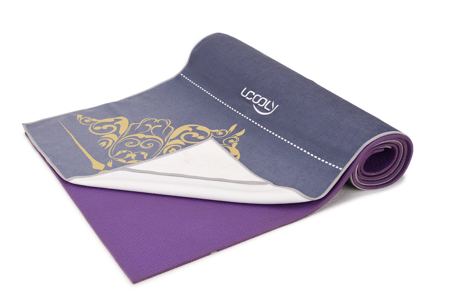 Toalla De Yoga Antideslizante De Microfibra - 63x183 Cm, Con Bolsa De Transporte, Ideal Para Pilates, Hot Yoga Y Gimnasio