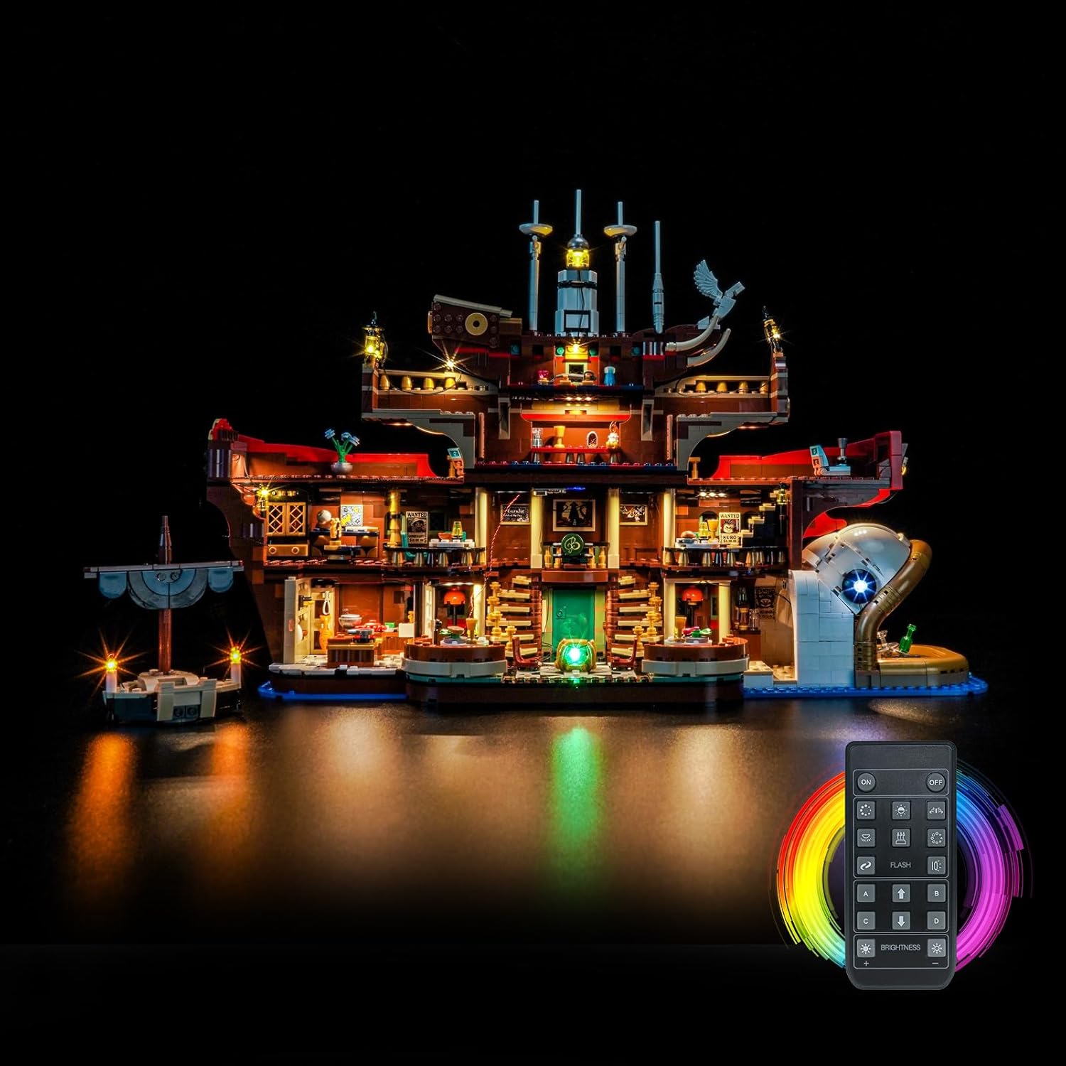 LED Lighting Compatible with Lego 75640 ONE Piece The Baratie Floating Restaurant - JUST Lights, Light Kit Compatible with Lego 75640,NOT Included The Model Set