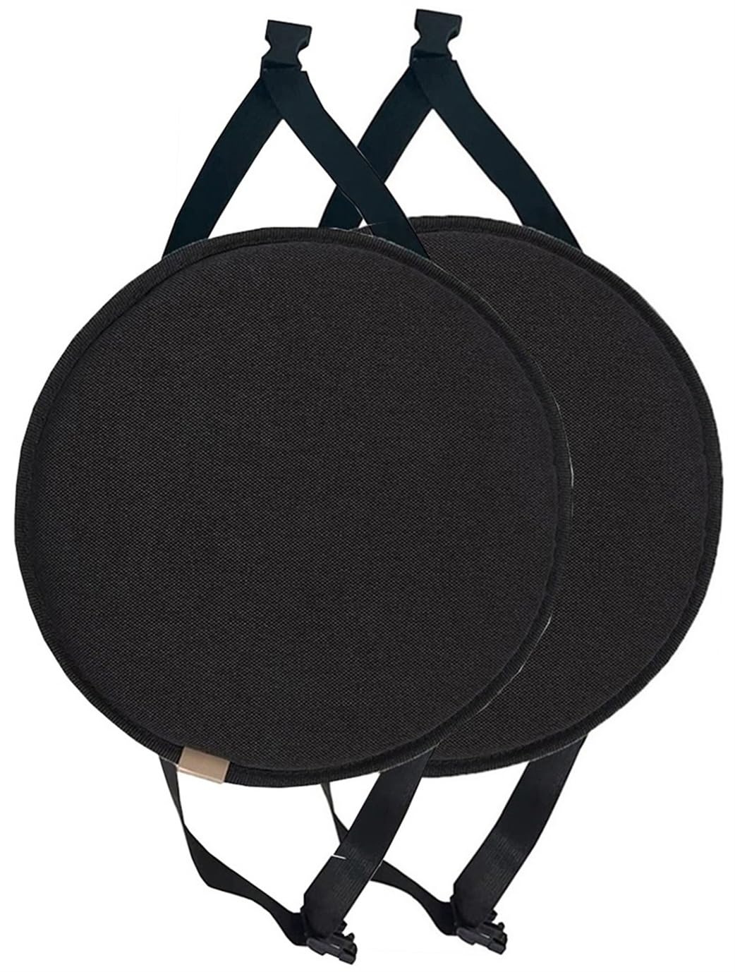 Cojines redondos antideslizantes de 30cm con lazos y diseño elegante