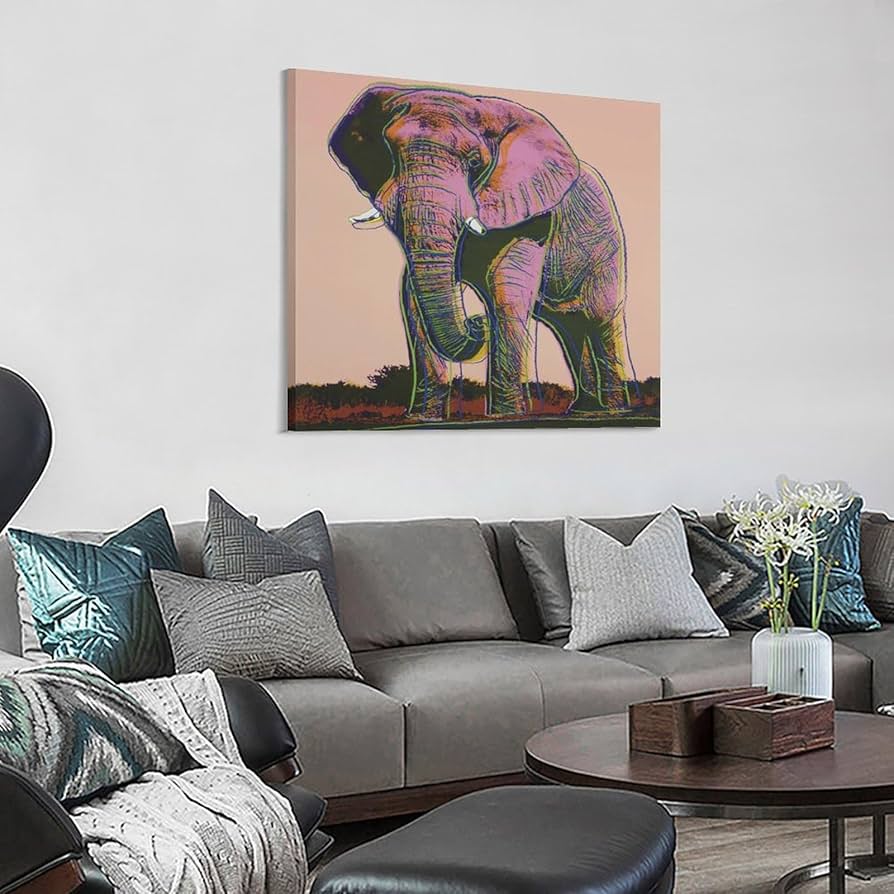 【ポスター】アンディ ウォーホル  african elephant A1サイズ A1サイズ african  【ポスター】アンディ elephant ウォーホル