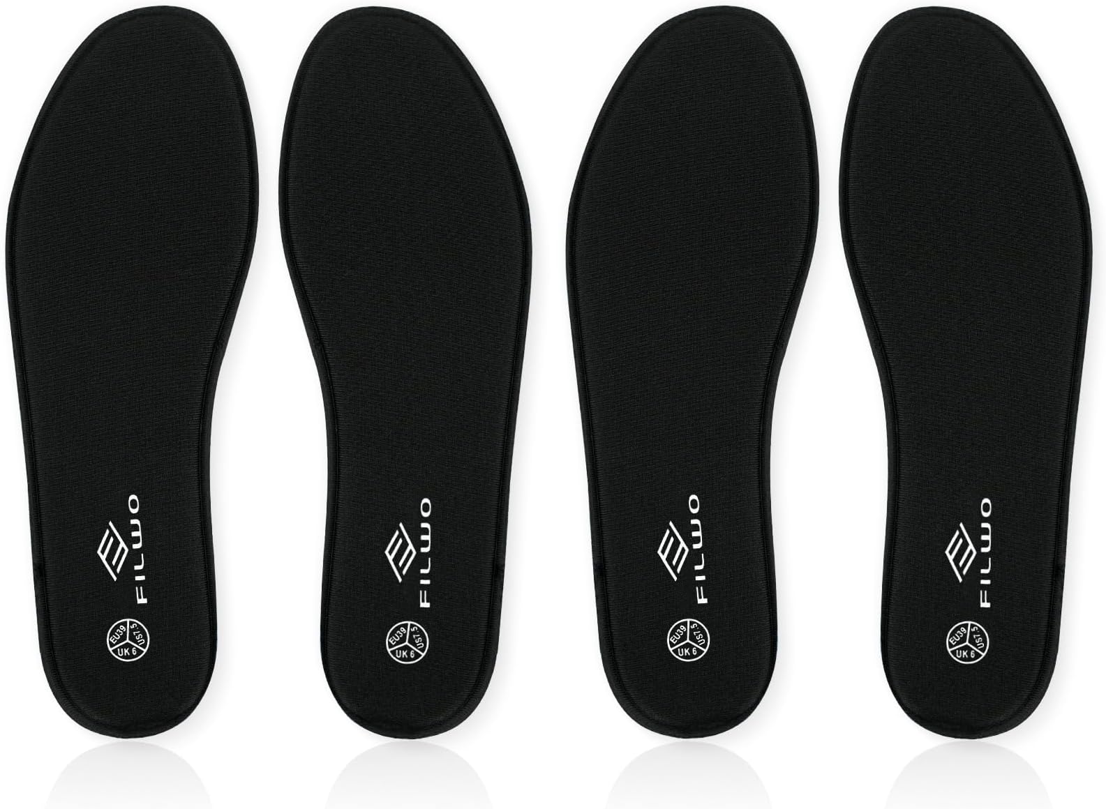 Memory Foam Insoles for Women and Men - Comfort Insoles Cushioned Shoe Insoles for Trainers Sneakers Sports Shoes Work Boots and Walking Shoes Comfort Inner Soles