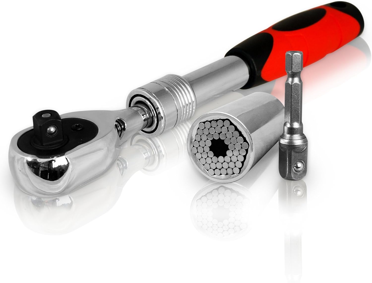 Universal Socket Tool With Extendable Ratchet Wrench: Endeavor Tool ...