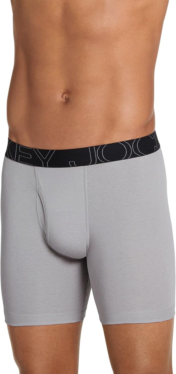 Jockey Men's Underwear ActiveBlend 7" Midway Brief - 4 Pack - Image 2