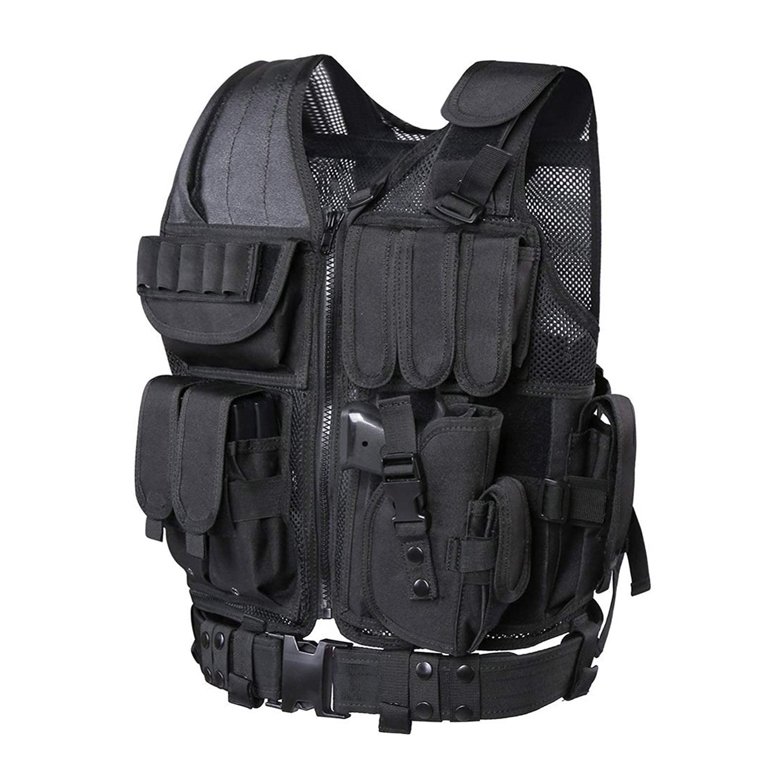 Buy Vest Mesh Breathable Molle Vest Adjustable Combat Training Uniform