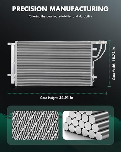 Miniatura 2 de SCITOO 30139 condenser Air Conditioning AC Condenser Compatible for 2019-2020 for Kia for Optima