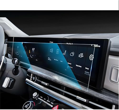 Miniatura 7 de CDEFG Protector de pantalla de vidrio templado para Hyundai Santa Fe SEL XRT Limited y Caligrafía de 1025 pulgadas pantalla táctil de 1025 pulgadas