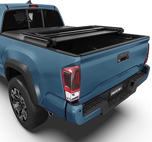 Vista 11 de Perfit Liner FPR - Cubierta Tonneau rígida de perfil bajo para caja de camioneta de cuatro pliegues, compatible con Toyota Tundra 2022-2026, caja