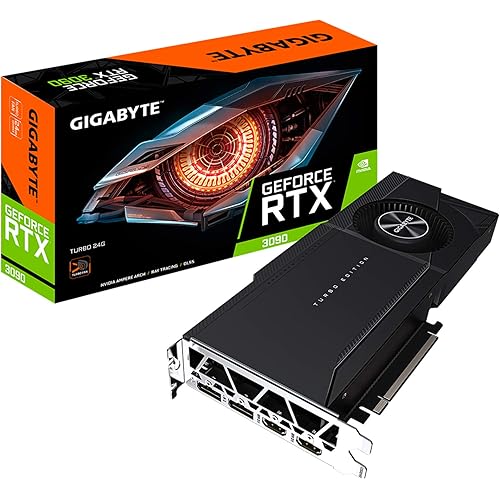 Gigabyte 24GB NVIDIA GeForce RTX 3090 Turbo GDDR6X Graphics Card Model GV-N3090TURBO-24GD