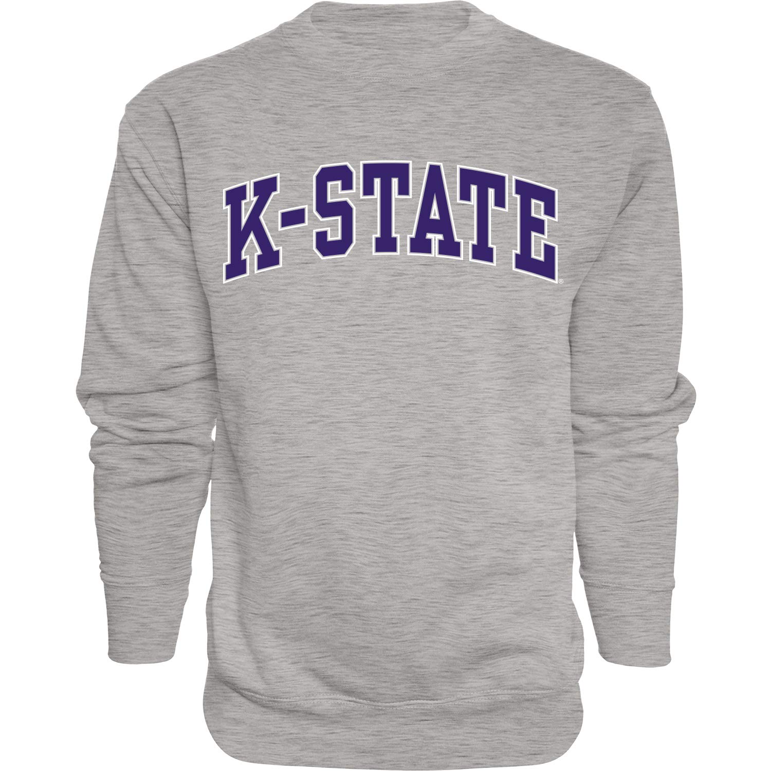 Blue 84 NCAA mens Arching Team Name Dark Heather Crewneck Sweatshirt