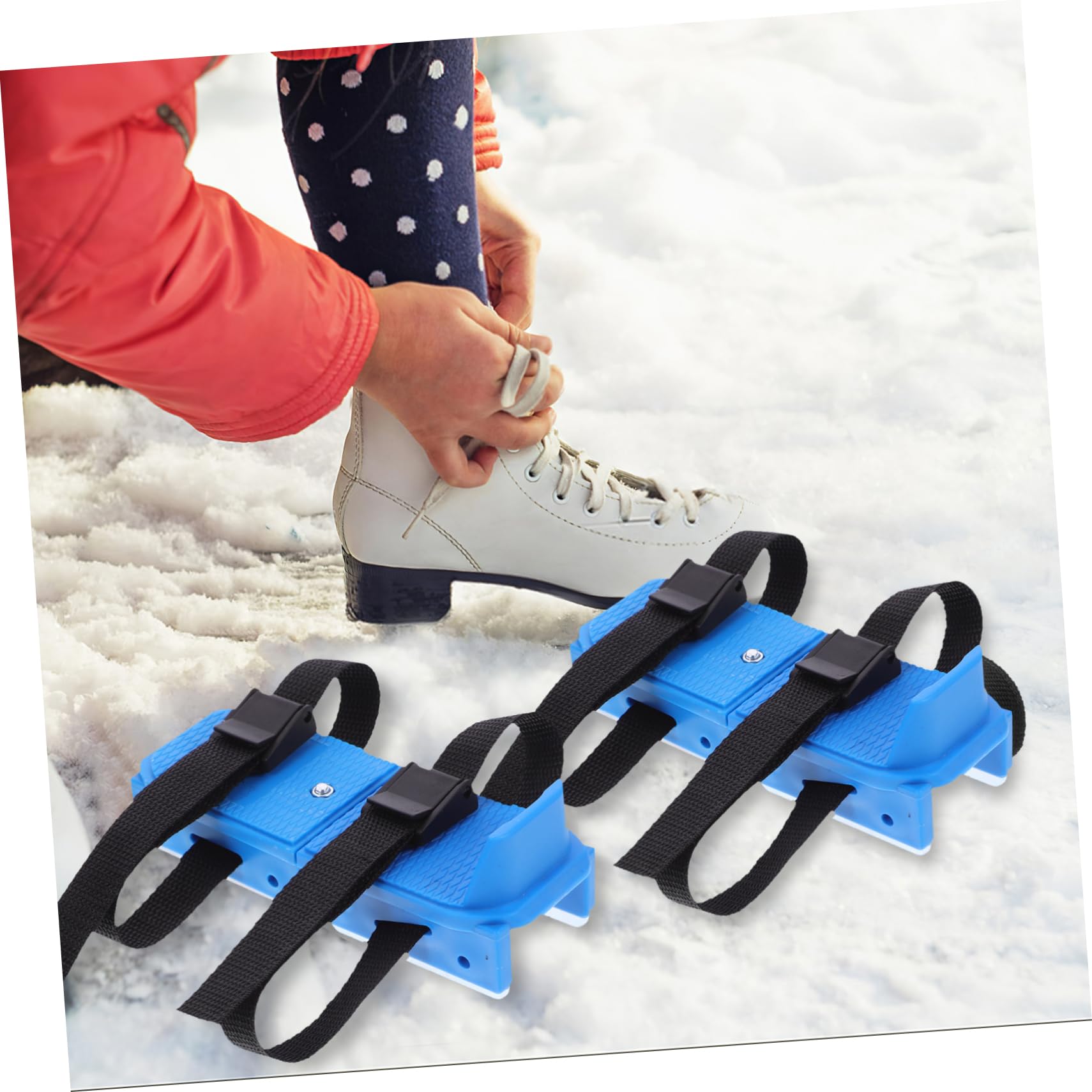 Patins à Glace Réglables pour Tout-Petits, Double Lame, 1 Paire