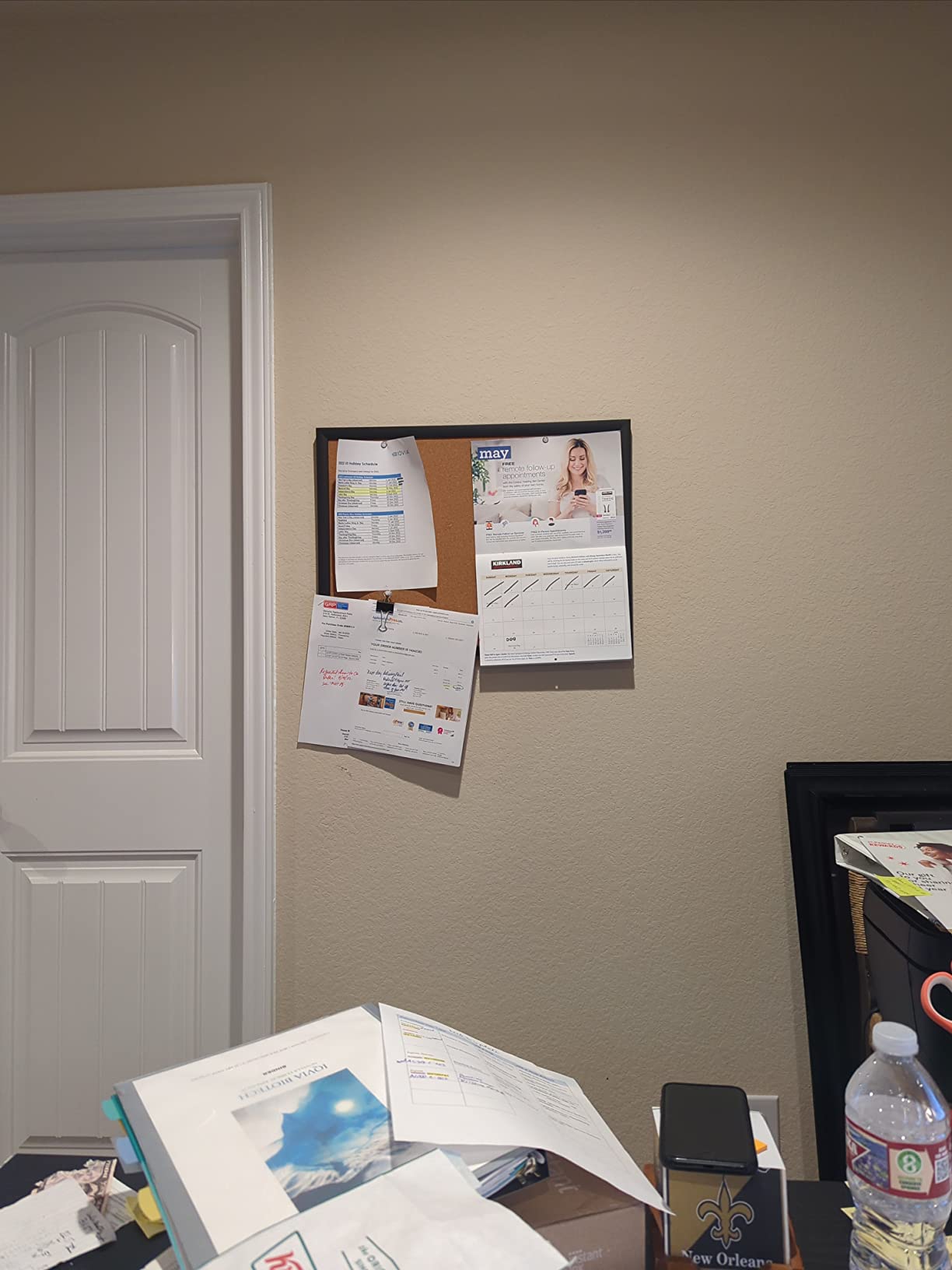 6/mo Finance U Brands Cork Bulletin Board, 23'' x 35'' (301U0001