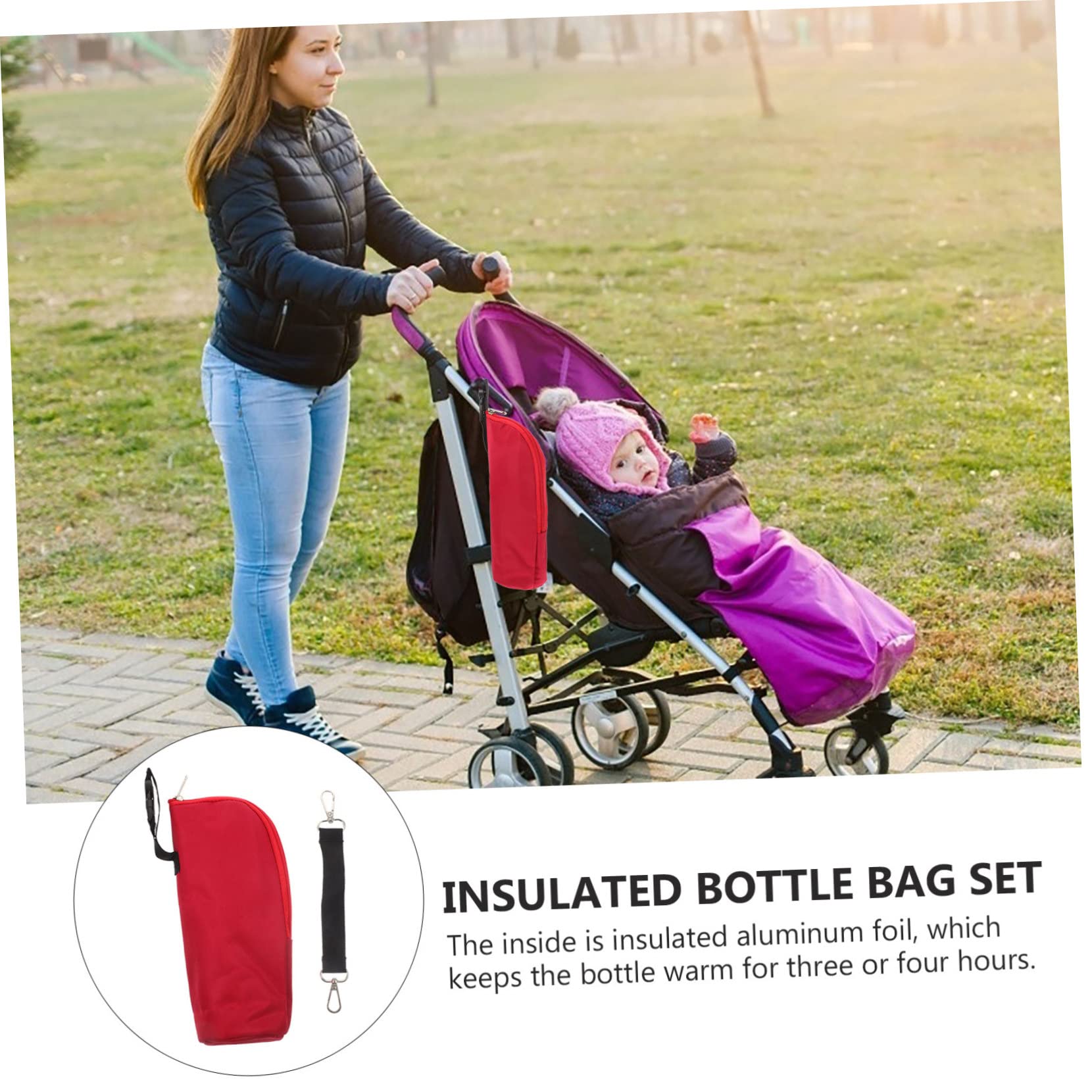 ifundom 3juegos Bolsa Térmica para Biberones De Aislante para Bebés Mantiene Caliente