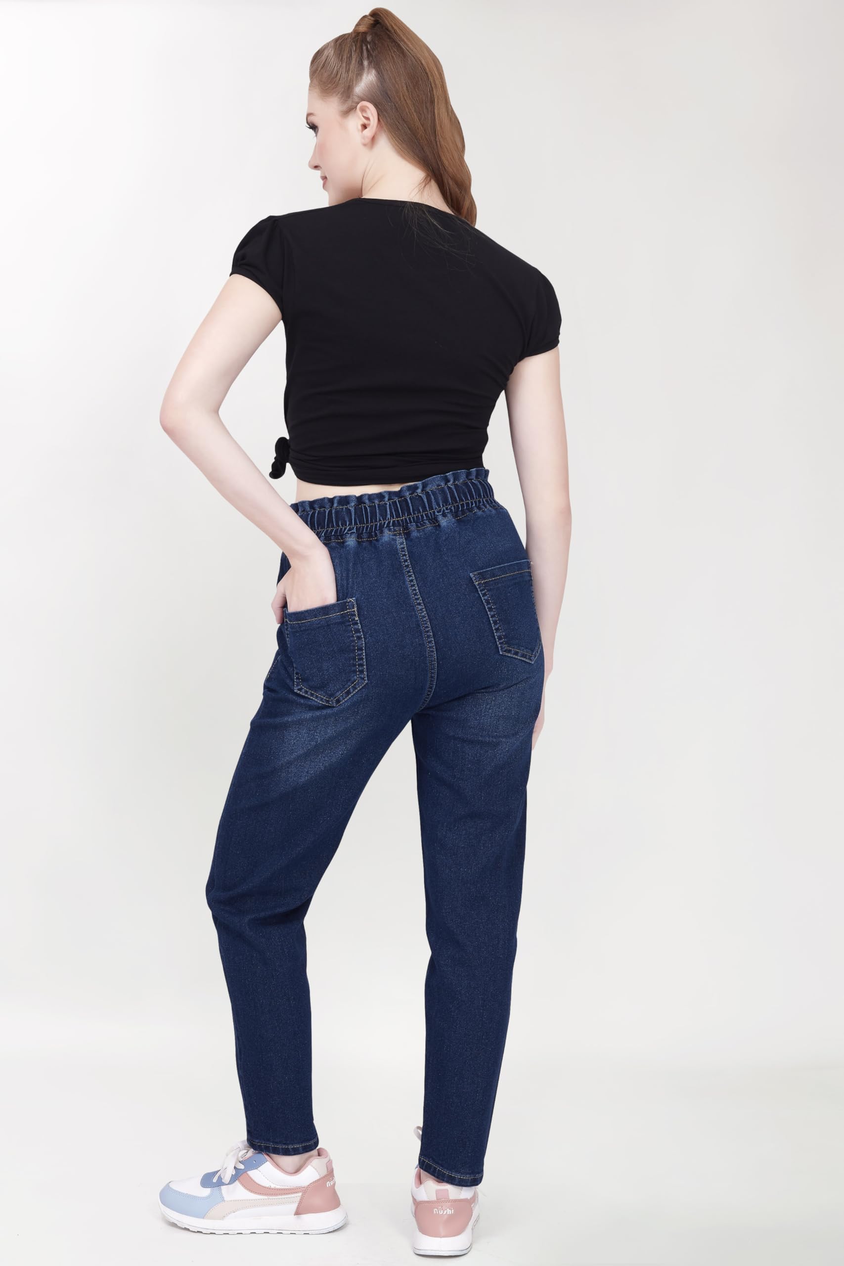 DIVISIVE Damskie dżinsy Mom Fit Denim