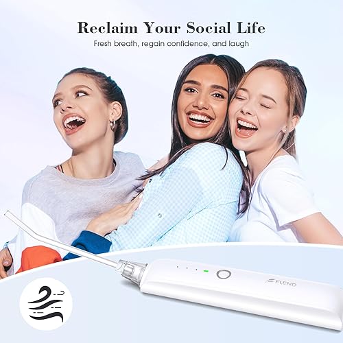 Miniatura 7 de Kit de eliminación de piedras amígdalas, 3 modos de aspiración electrónica para eliminar piedras amígdalas, irrigador oral para la mejor luz LED