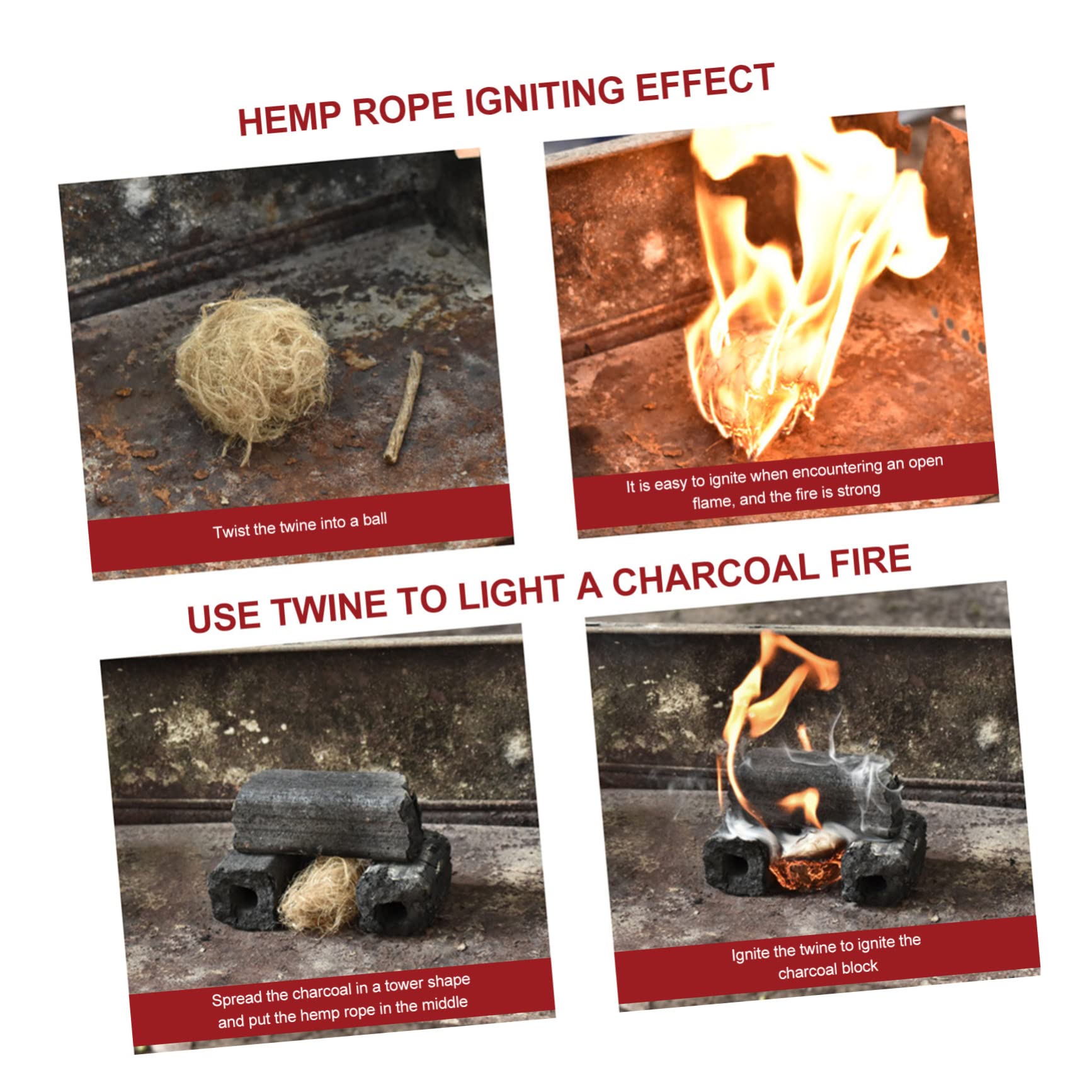 SUPVOX 20 Pack Fire for Camping Outdoor Kitchen Accessories Easy Spark Ignition Waterproof for Weather