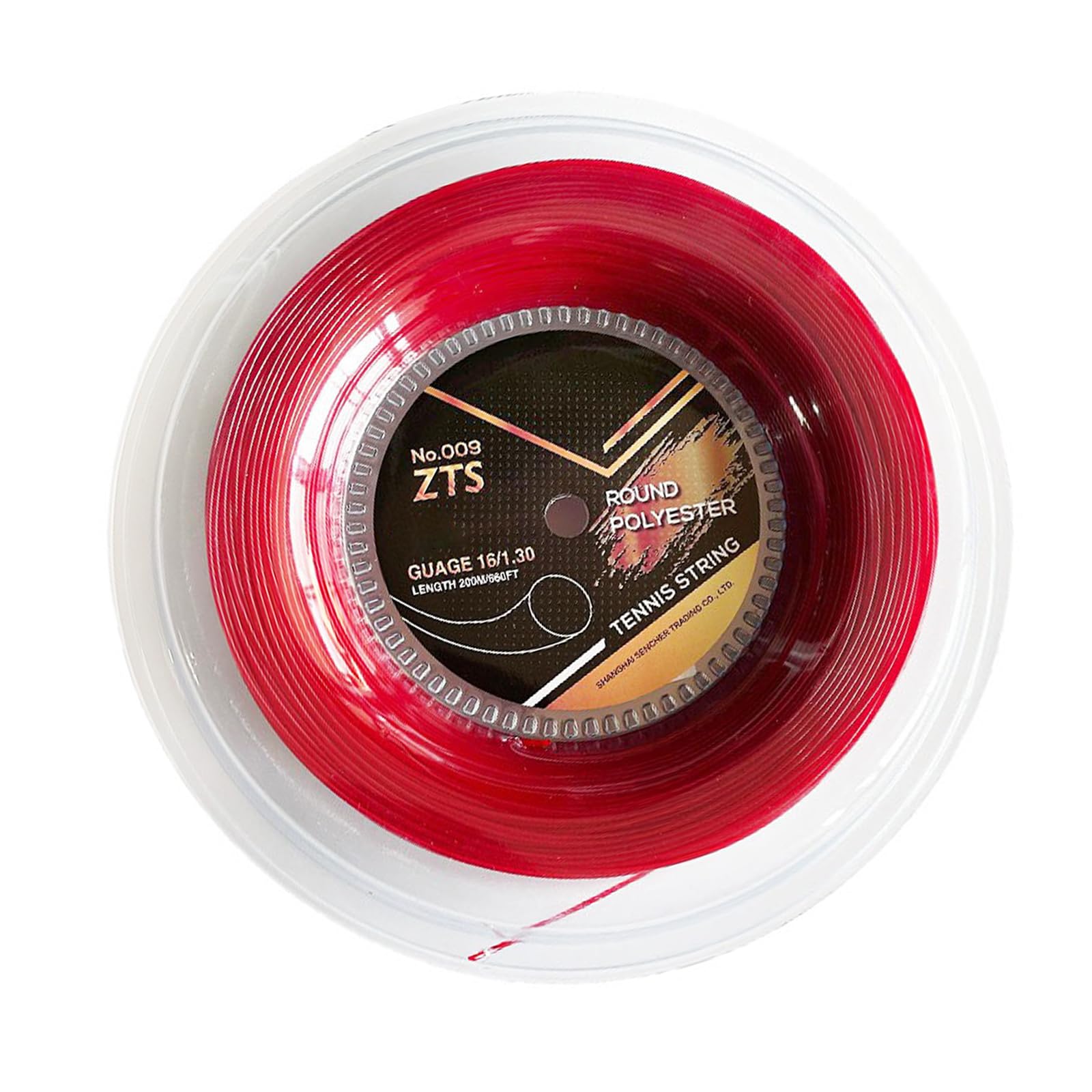 Jazuaiao Tennis String Reliability Tennis Racket String Versatiles for Consistent Play and Reduced Friction Professional Training