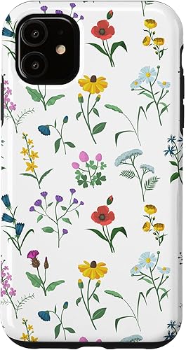 Miniatura 10 de Funda bohemia para iPhone SE (2020)  7  8 con flores silvestres y flores silvestres