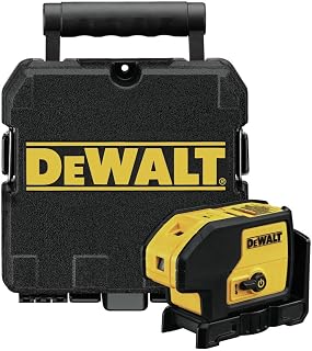 DEWALT Line Laser, Self-Leveling, 3-Beam, Red, Includes Carrying Case (DW083K)