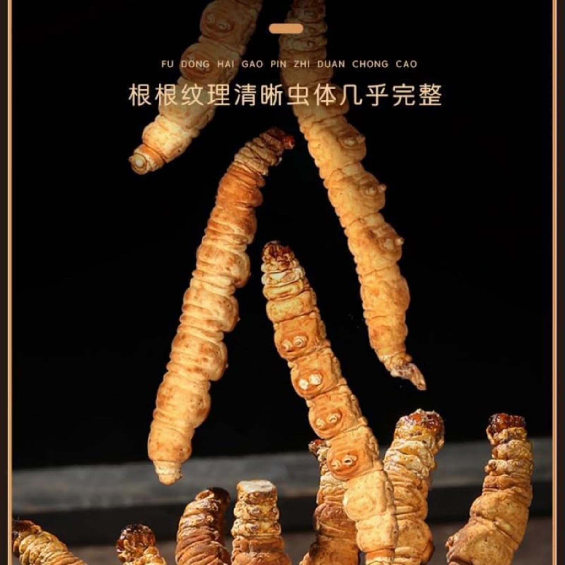 Premium Chińska Herbata Ziołowa Zdrowa Herbata Suszony Tien Cordyceps 1g / Pudełko Naturalny Surowy Cordyceps Sinensis Militaris Grzyb