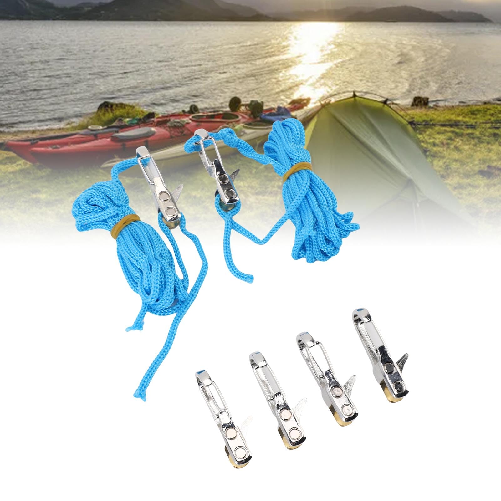Kabel- Und Seilspanner – Verstellbares Spannwerkzeug Mit Anti-Rutsch-Funktion, Für Outdoor, Camping, Arbeit, Inkl. Seil, 300 G