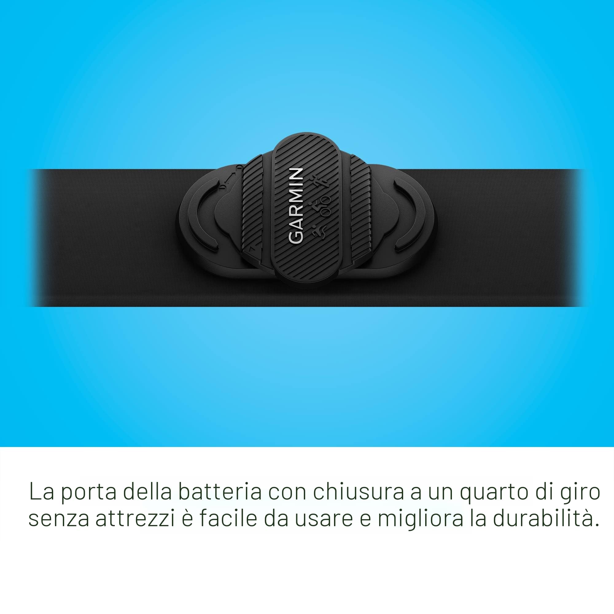 Garmin HRM-Pro Plus, fascia toracica premium con cardiofrequenzimetro, cattura la dinamica di corsa, trasmette tramite ANT+ e BLE (010-13118-05)