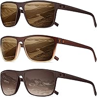Vista 38 de Gafas de sol polarizadas para hombre, anteojos de sol polarizados con protección UV, lentes de sol ligeras para conducir, pescar, jugar al golf