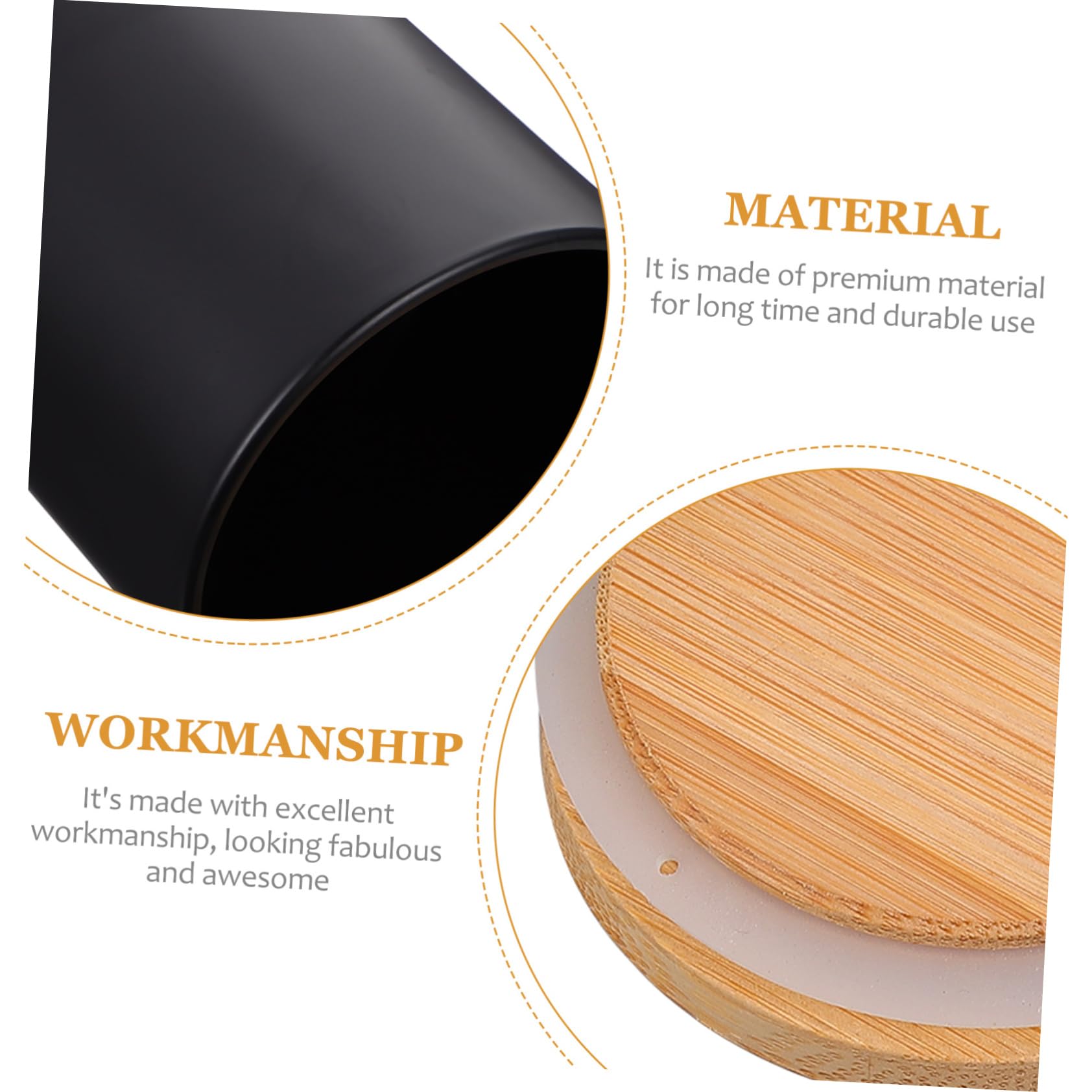 Angoily Glass Candle Holder Scented Candle Tins Aromatherapy Beautiful Lid Home Office Decor