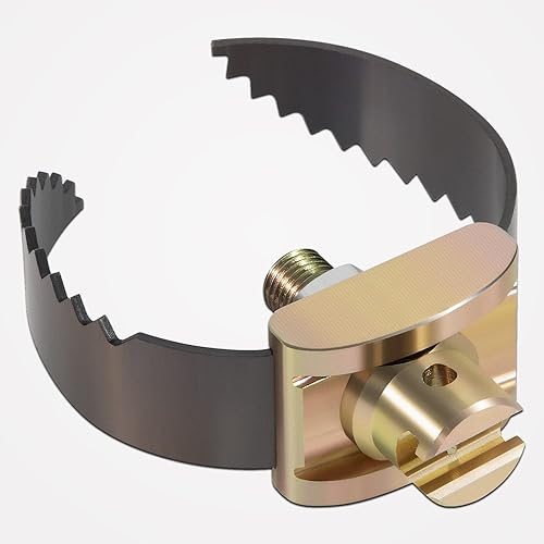 52817 T-231 - Herramienta de limpieza de drenaje de acoplamiento de cable C resistente de 2-12 pulgadas, compatible con cables seccionales Ridgid