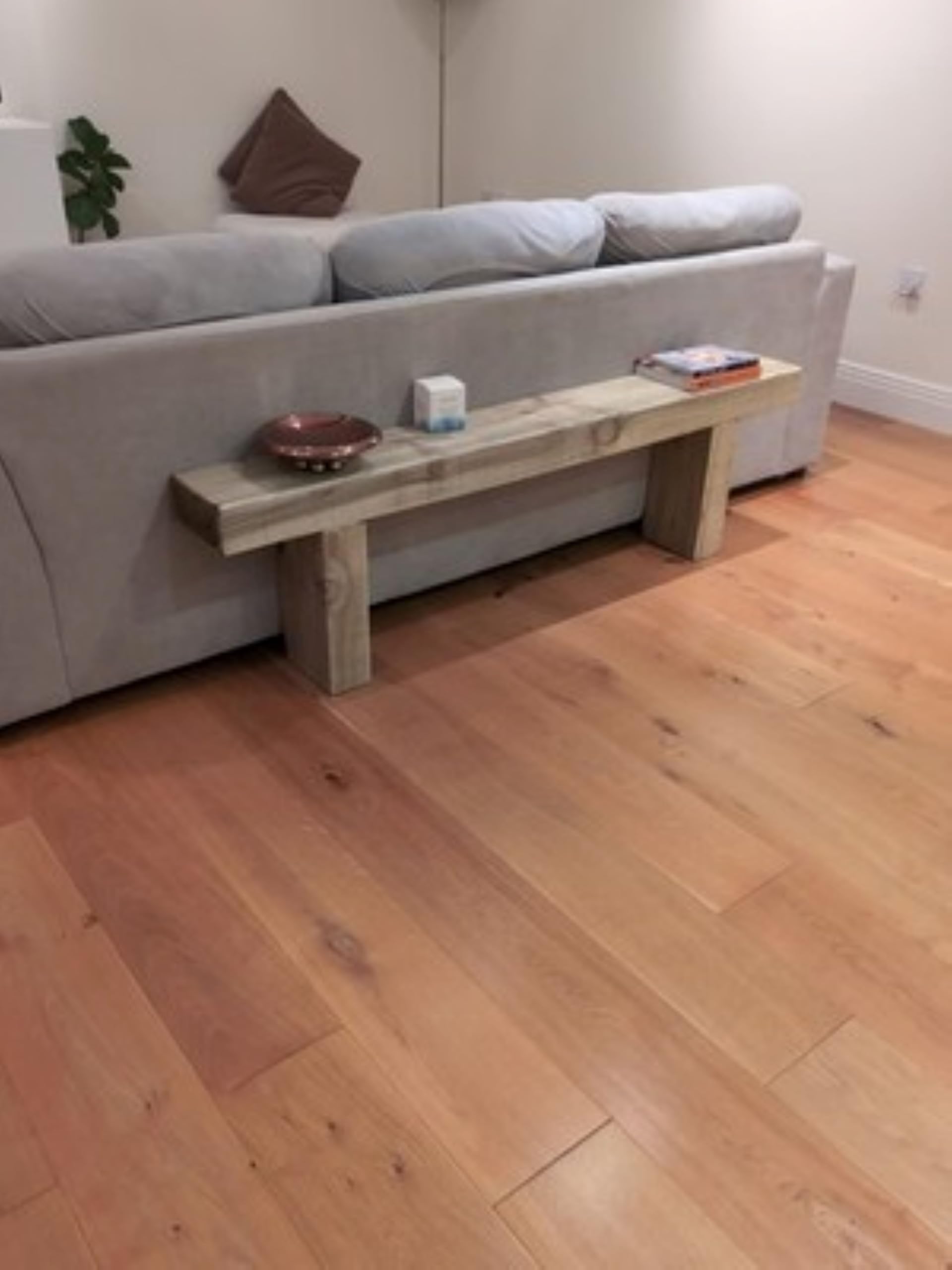 rustic 2 seater sleeper bench