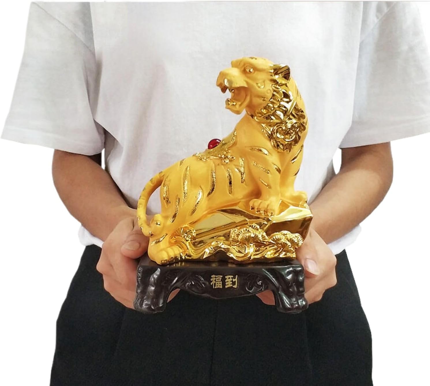 Brass Chinese Zodiac Feng Shui Figurine Deco, 十二生肖摆件 Feng Shui Figurine Home Office Decor Chinese Gifts 全套12生肖鼠牛虎兔龙蛇马羊猴鸡狗猪树脂工艺品 9219