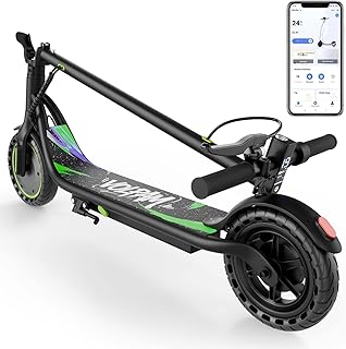 VOLPAM Electric Scooter with 8.5"/10" Solid Tire, 350W/500W Powerful Motor & 19/22 MPH Top Speed, 16-28 Miles Long Range, Folding E Scooter Choice